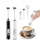 Batedor Misturador Mixer Elétrico para Bebidas Leite Café Portátil — Bebidas Cremosas e Mistura Rápida em Segundos