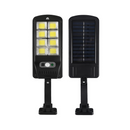 Luminária LED Solar Potência 200W + Sensor de Movimento e Controle Remoto – Iluminação Forte para sua Segurança