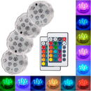 Kit Luminárias de Piscina RGB – Sem Fio Com Controle Remoto – Cores que Transformam Qualquer Ambiente