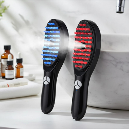Escova Massageadora Therabrush LED Vibratório — Cuidado Capilar