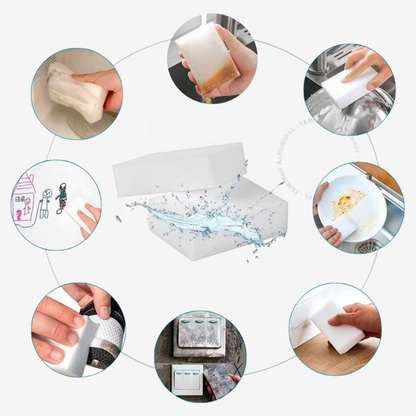 Esponja Mágica Extra – Limpeza Prática Apenas com Água