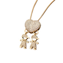 Colar Amor de Mãe Banhado a Ouro - Um Símbolo de Amor