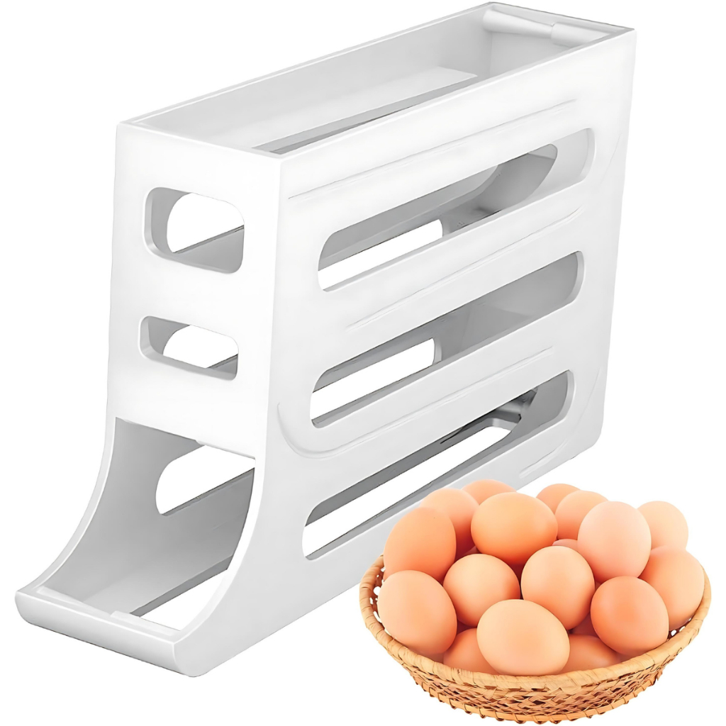 Organizador de Ovos EggSmart com Deslizamento Automático