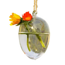 Vaso Decorativo De Vidro em Formato de Ovo Casa e Jardim – Elegância e Simplicidade na Sua Decoração.