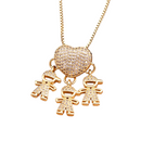 Colar Amor de Mãe Banhado a Ouro - Um Símbolo de Amor