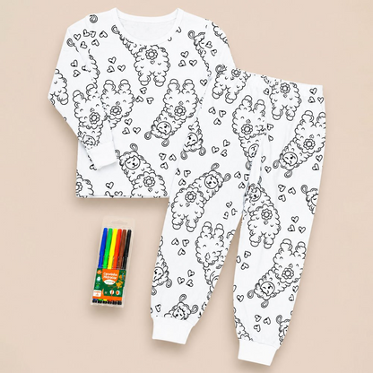 Pijama De Colorir Infantil