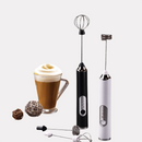 Batedor Misturador Mixer Elétrico para Bebidas Leite Café Portátil — Bebidas Cremosas e Mistura Rápida em Segundos