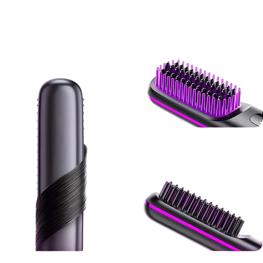 Escova Alisadora Portátil - BeautyMax Pro