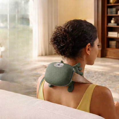 Massageador de Pescoço 4D com Aquecimento Duplo