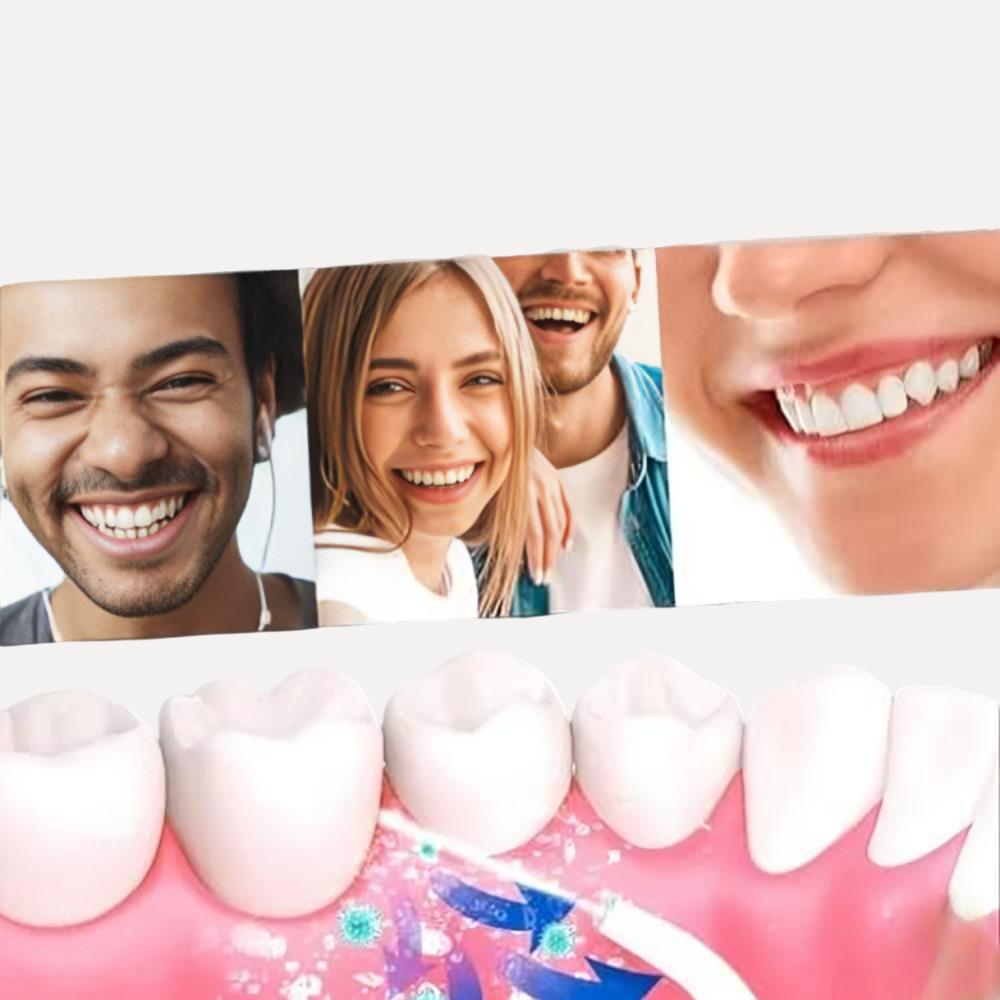 Irrigador Oral Portátil 3 em 1 HydroSmile Pro