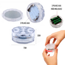 Kit Luminárias de Piscina RGB – Sem Fio Com Controle Remoto – Cores que Transformam Qualquer Ambiente