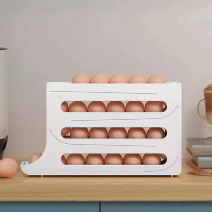 Organizador de Ovos EggSmart com Deslizamento Automático