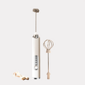 Batedor Misturador Mixer Elétrico para Bebidas Leite Café Portátil — Bebidas Cremosas e Mistura Rápida em Segundos