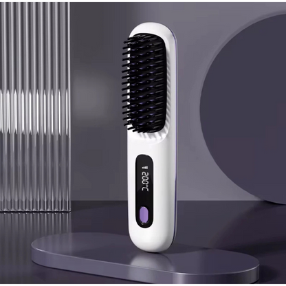 Escova Alisadora Portátil - BeautyMax Pro