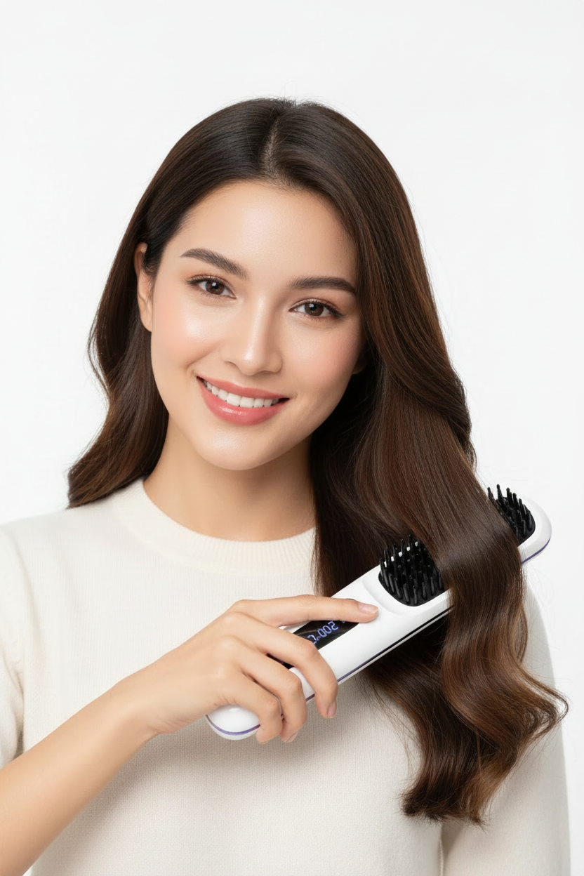 Escova Alisadora Portátil - BeautyMax Pro